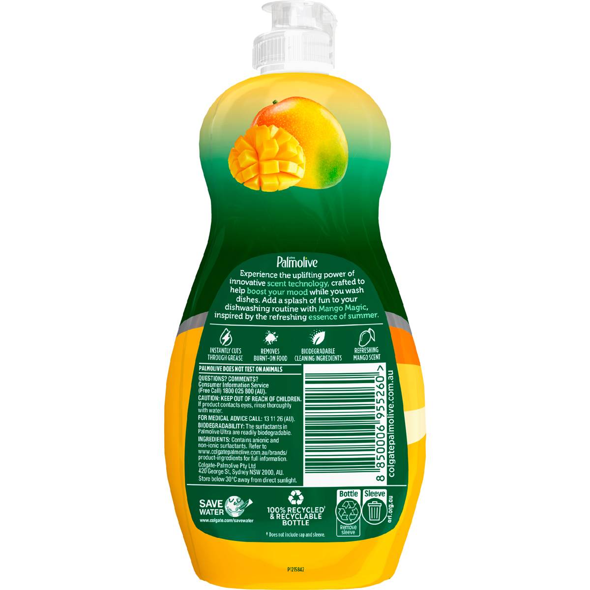 Palmolive Ultra Dishwashing Liquid Mango Magic 500mL