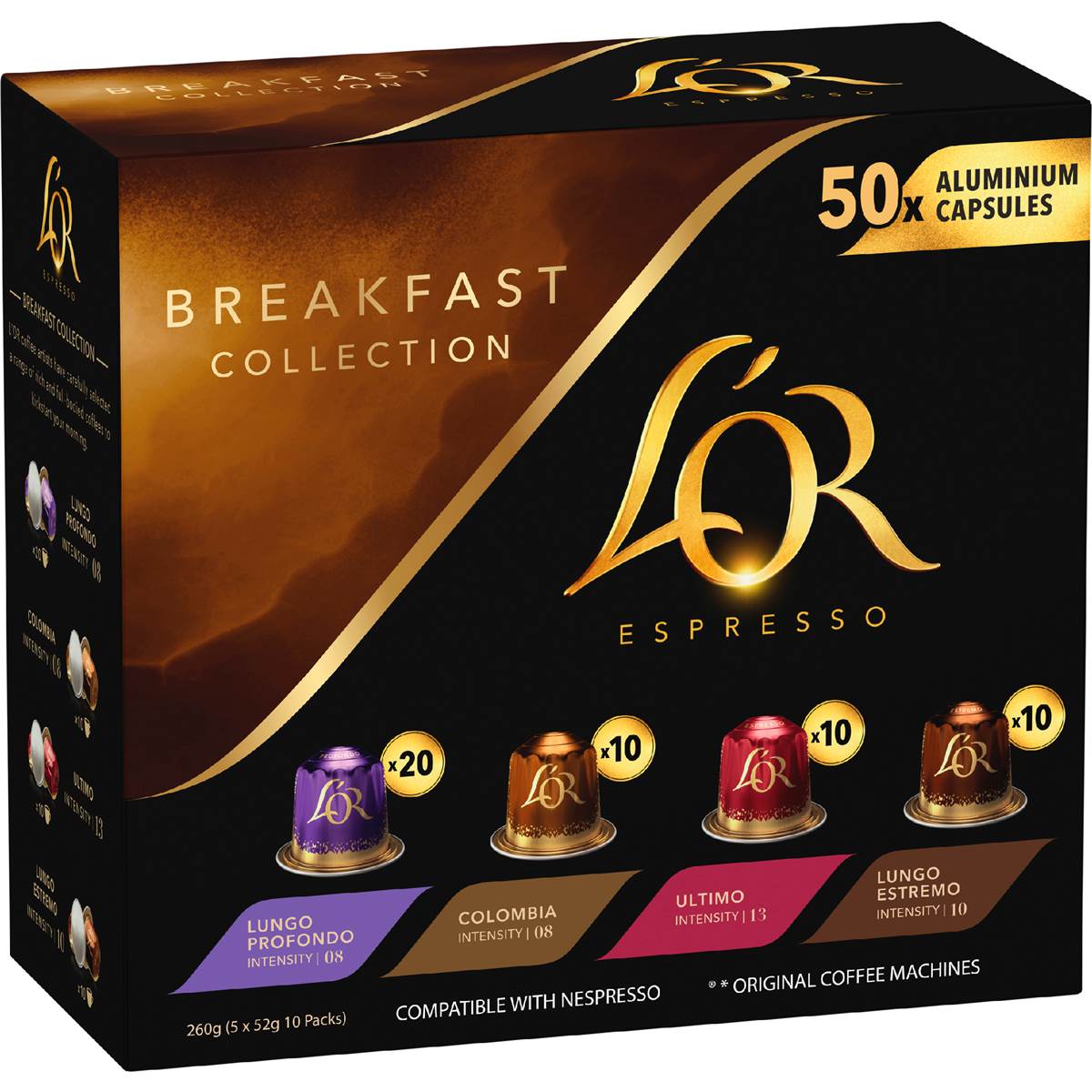 L'Or Espresso Breakfast Collection Coffee Pods 50 pack