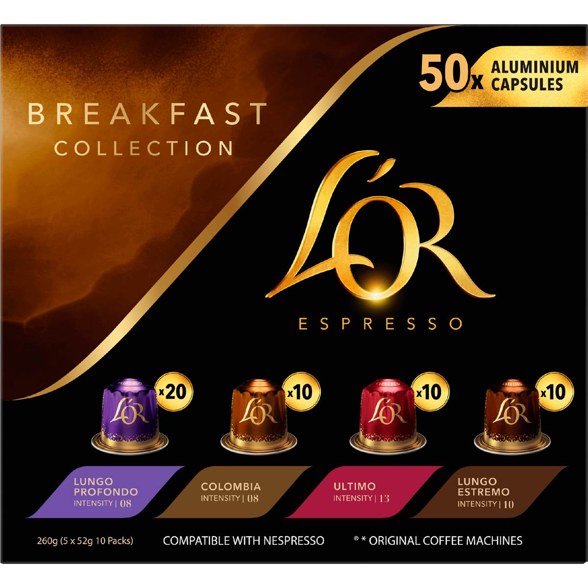L'Or Espresso Breakfast Collection Coffee Pods 50 pack