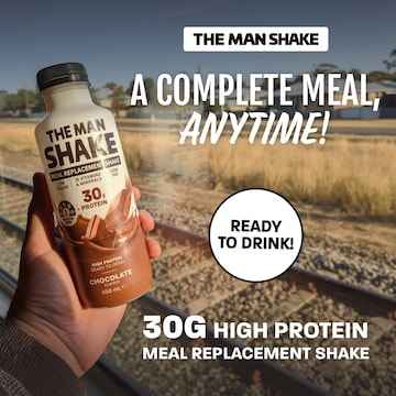 The Man Shake Meal Replacement Chocolate 450mL