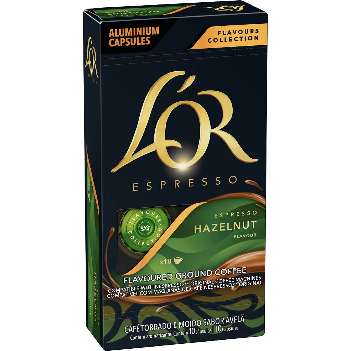 L'Or Espresso Hazelnut Coffee Pods 10 pack