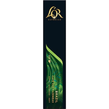 L'OR Espresso Brazil Coffee Pods Nespresso Compatible 10 pack