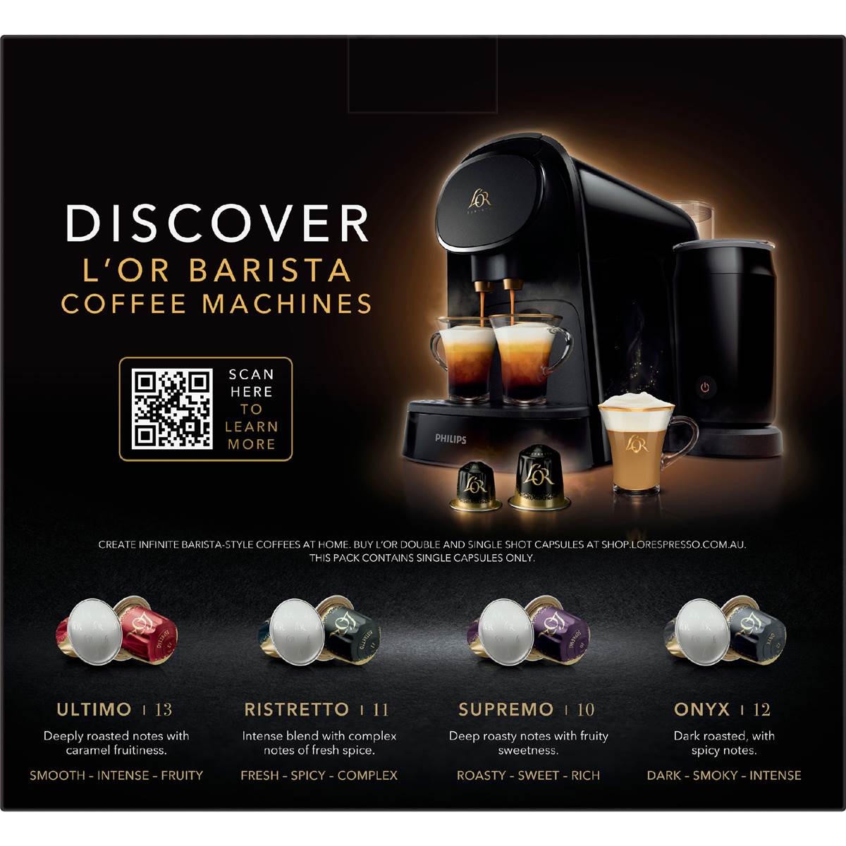 L'Or Espresso Intense Collection Coffee Pods 50 pack