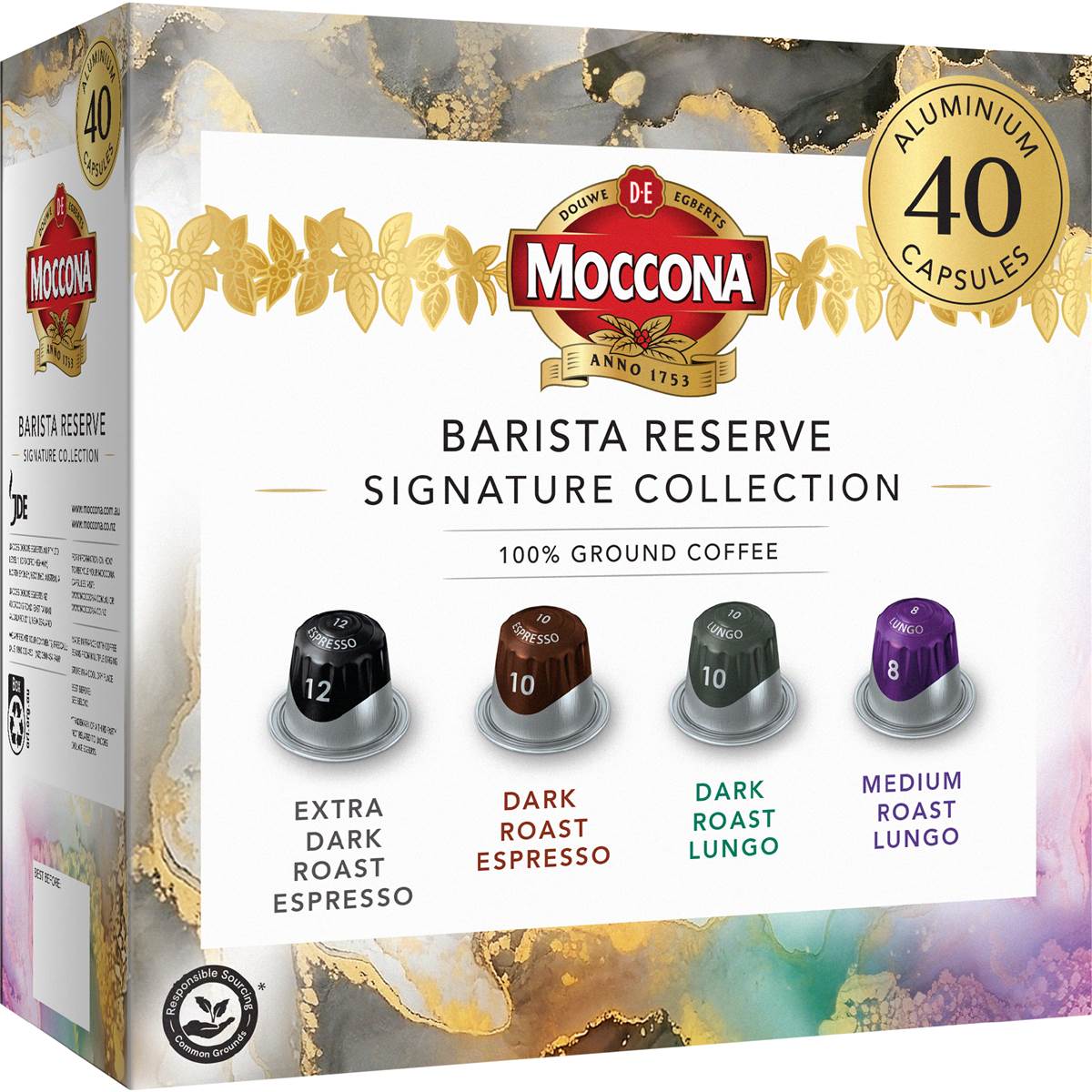 Moccona Barista Reserve Signature Collection Coffee Pods 40 pack