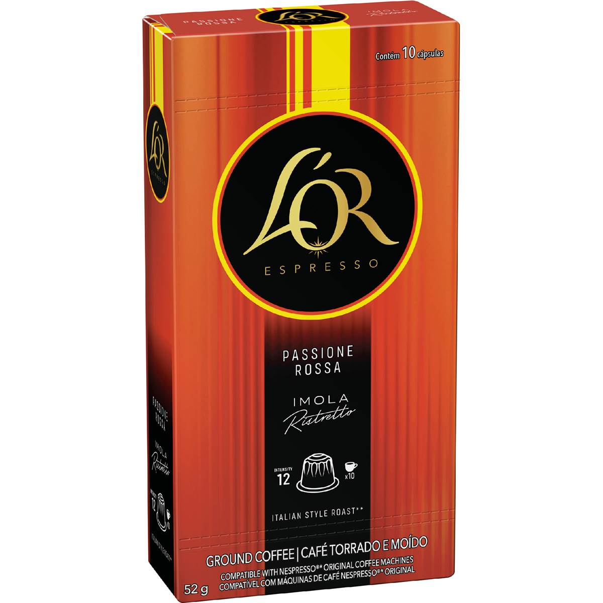 L'OR Espresso Imola Ristretto Intensity 12 Coffee Pods 10 pack