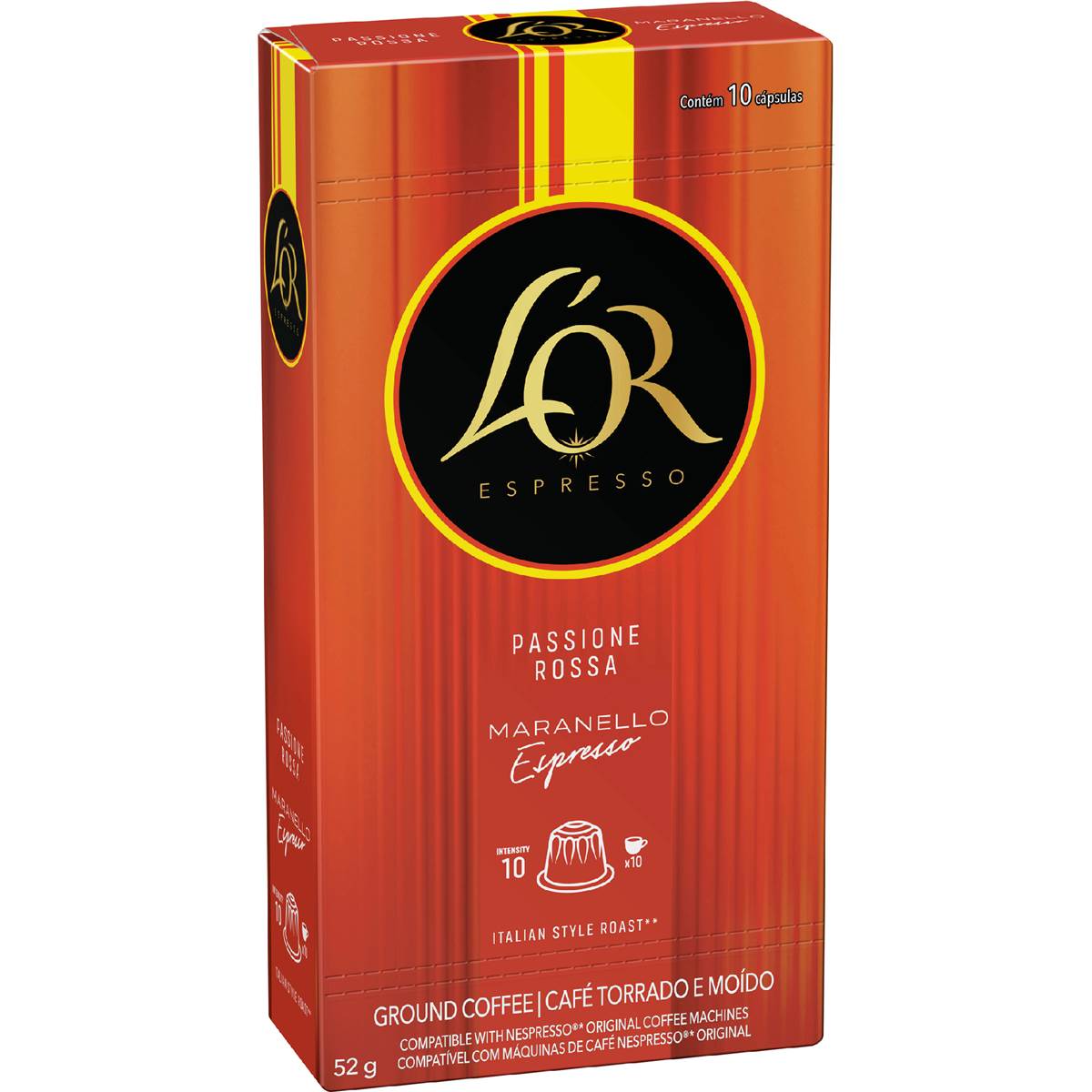 L'OR Espresso Maranello Intensity 10 Coffee Pods 10 pack