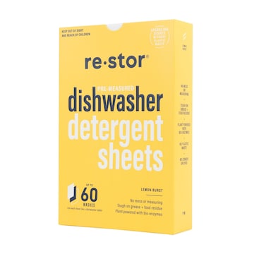 Restor Dishwasher Detergent Sheets Lemon Burst 60 pack