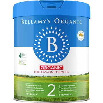 Bellamy's Organic Follow On Formula Stage 2 (6-12m) 800g