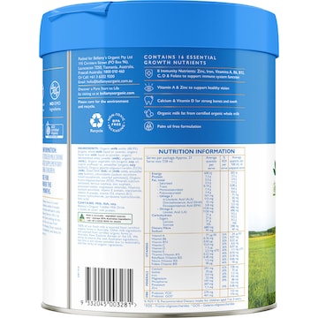 Bellamy's Organic Step 3 Toddler Milk Drink 12+ Months 800g