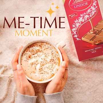 Lindt Lindor Milk Chocolate Block 100g