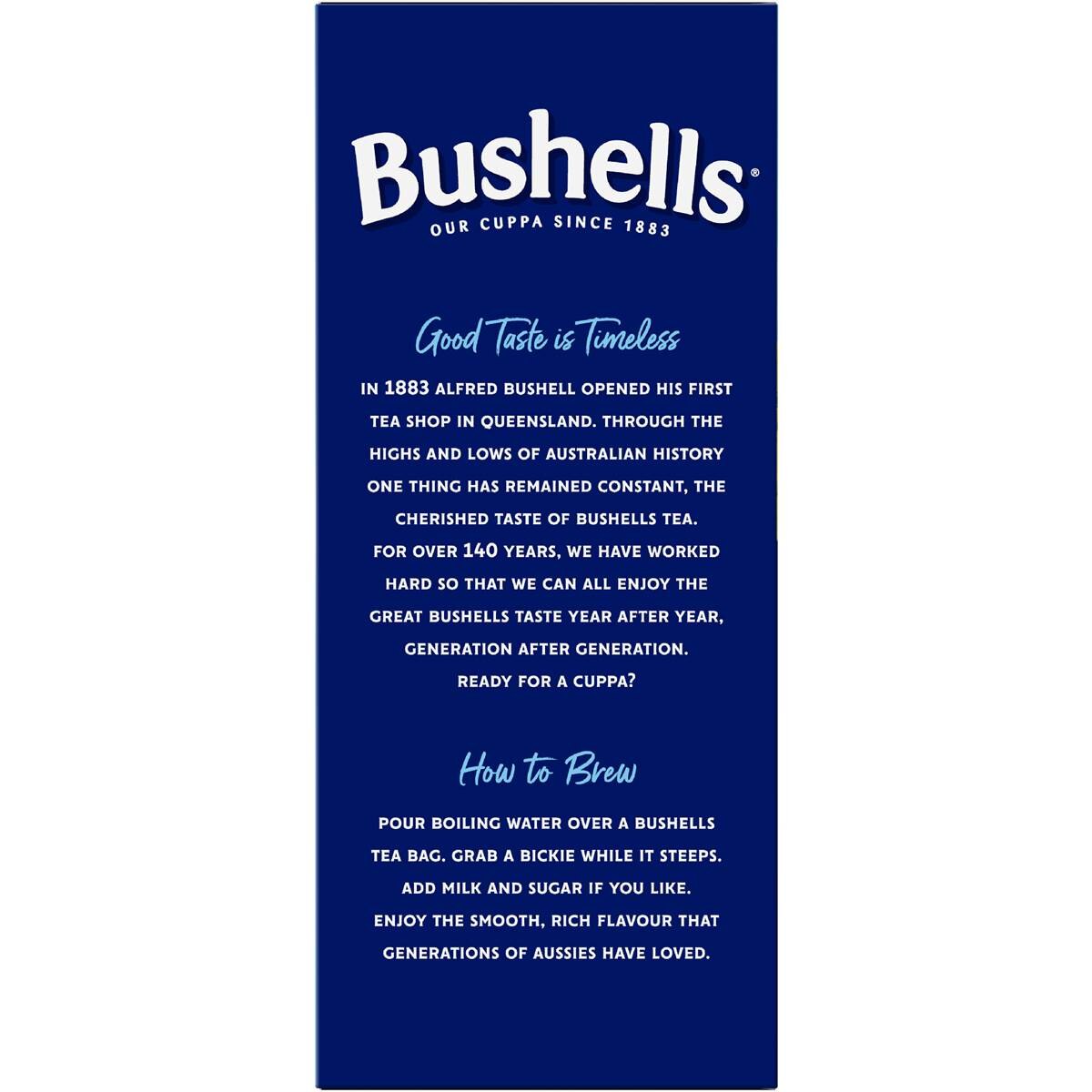 Bushells Blue Label Classic Black Tea Bags 50 pack