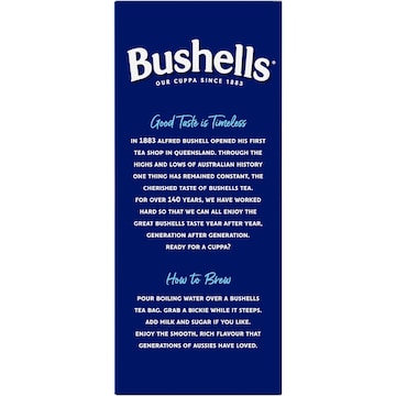 Bushells Blue Label Classic Black Tea Bags 50 pack