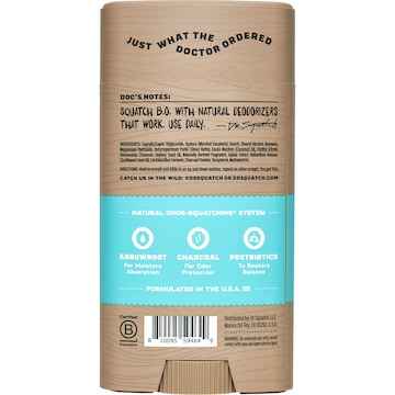 Dr Squatch Odor Squatching Roll On Deodorant Coconut Castaway 75g