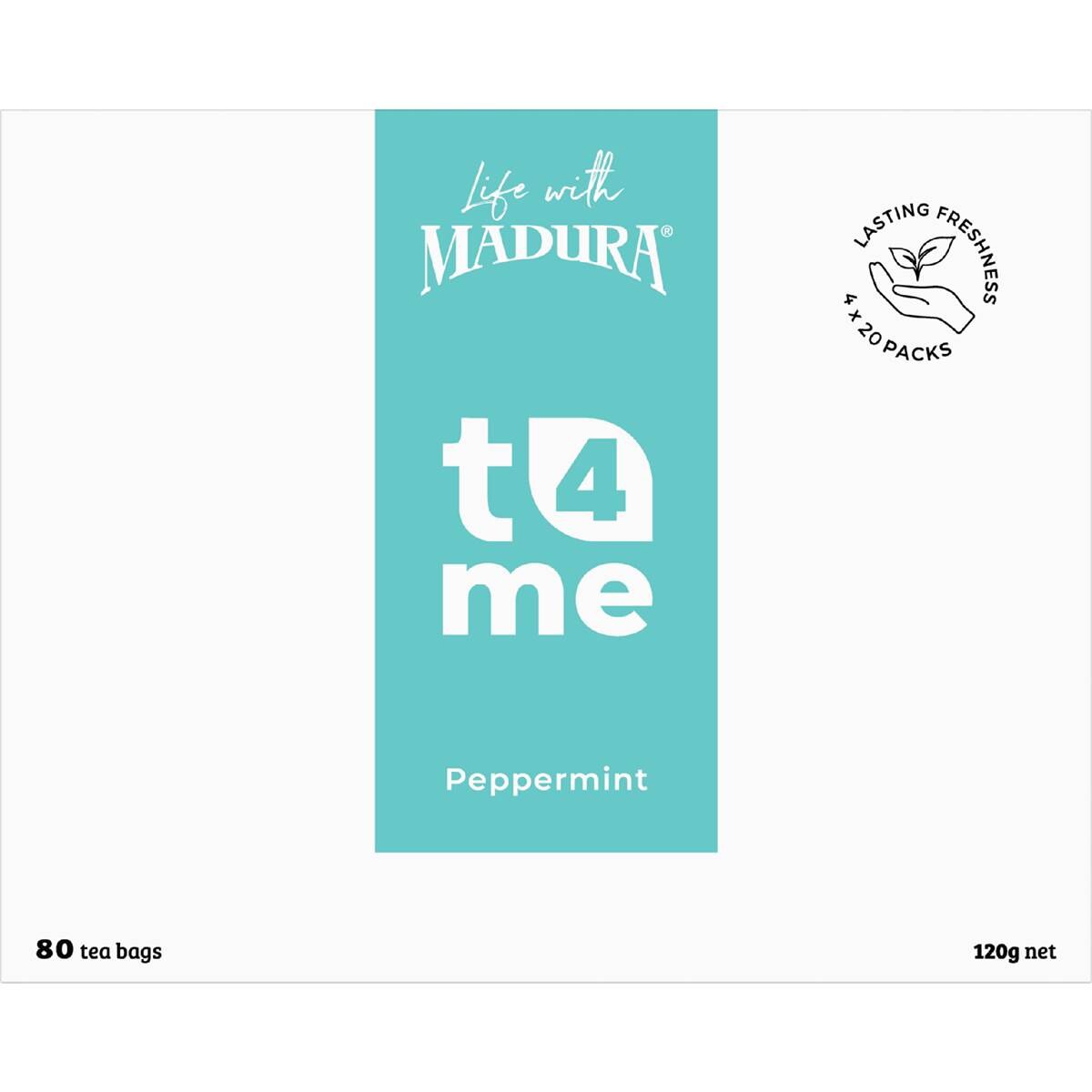 T4Me Peppermint Tea Bags 80 pack