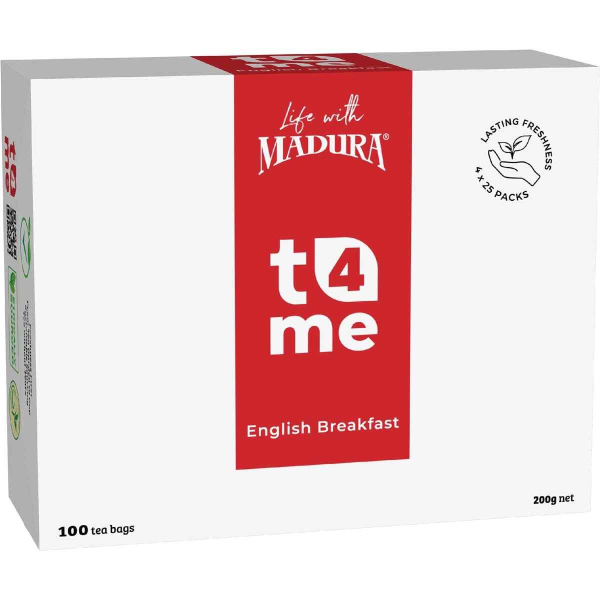T4Me English Breakfast 100 pack