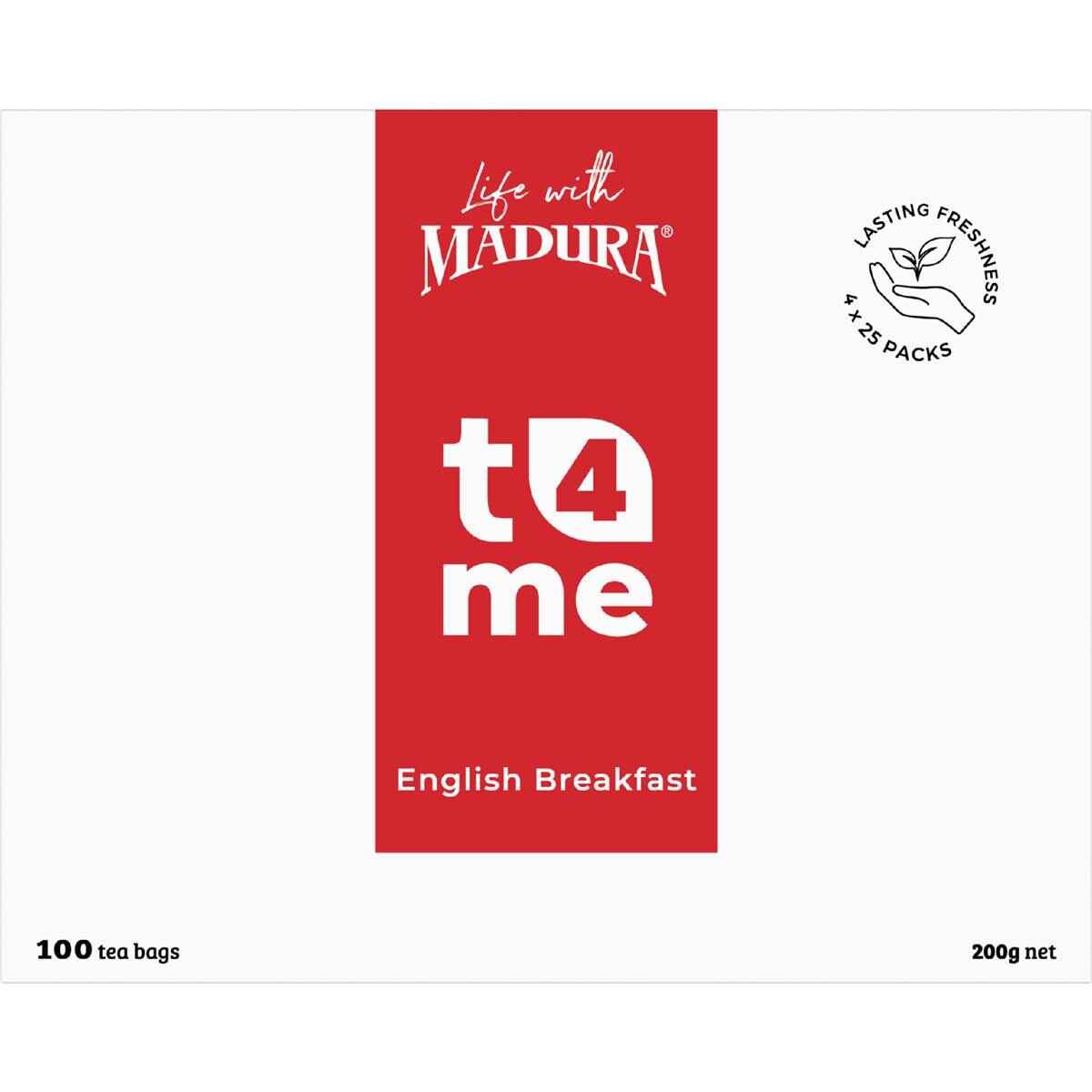 T4Me English Breakfast 100 pack