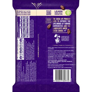 Cadbury Dairy Milk Large Fruit & Nut Chocolate Block 340g
