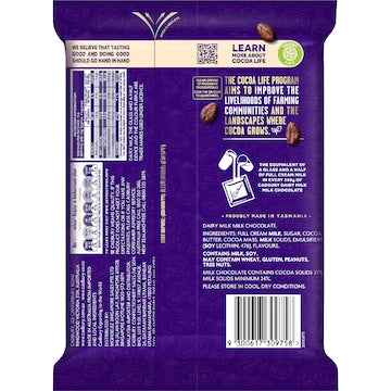Cadbury Dairy Milk Large Chocolate Block 315g