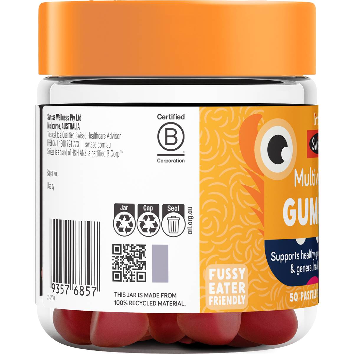 Little Swisse Multivitamin Gummies Raspberry 50 pack