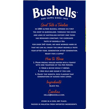 Bushells Extra Strong Leaf Tea 180g