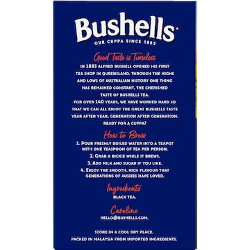 Bushells Extra Strong Leaf Tea 180g