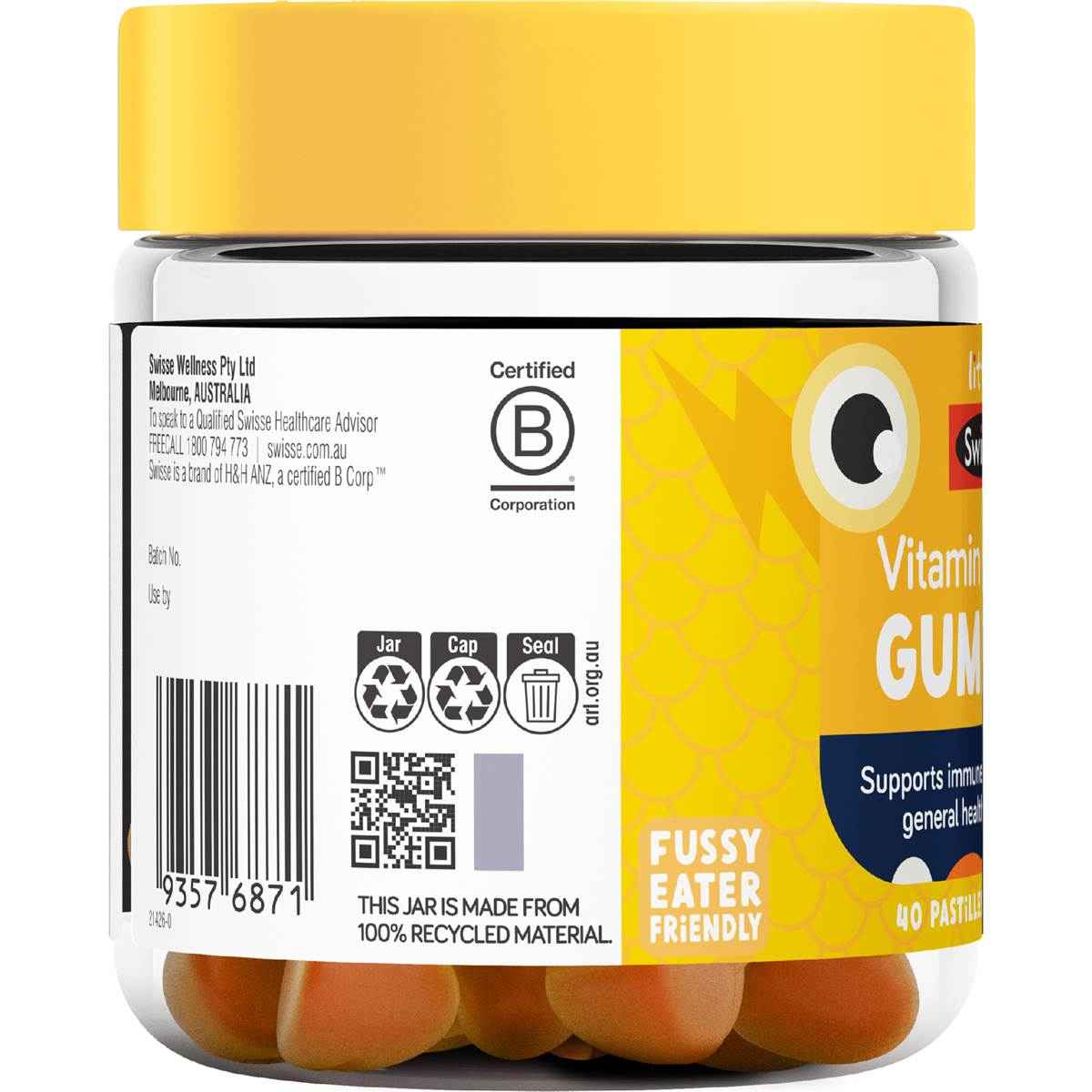 Little Swisse Vitamin C & Zinc Gummies 40 pack