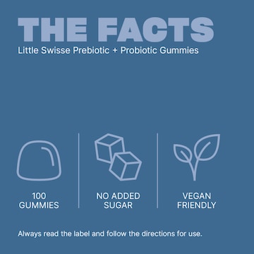 Little Swisse Prebiotic + Probiotic Gummies For Kids 100 pack