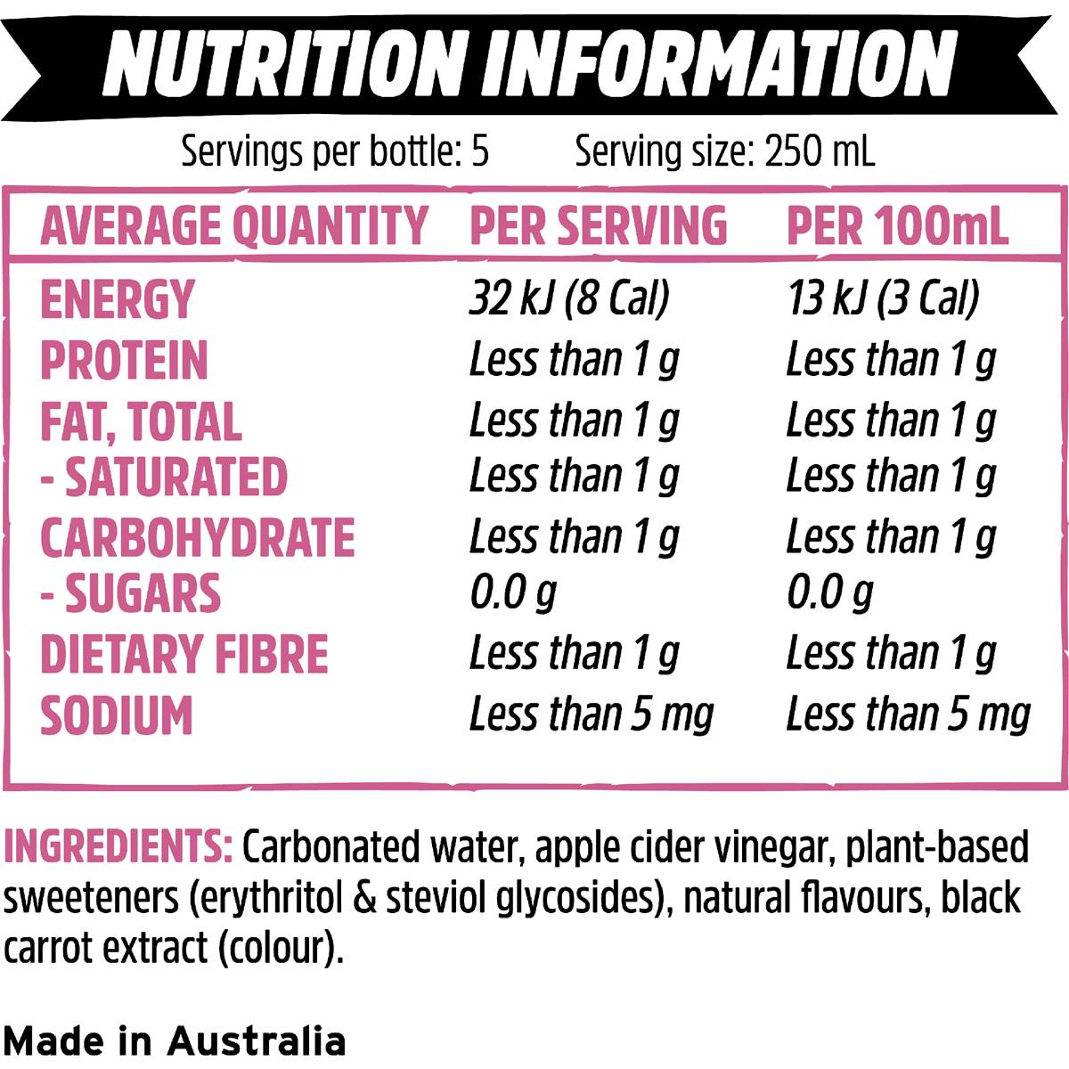 Remedy Sodaly Soft Drink Raspberry 1.25L