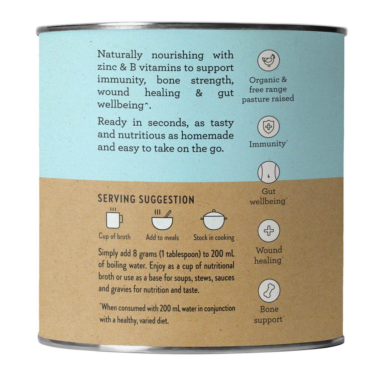 Nutra Organics Chicken Bone Broth Homestyle Original 88g