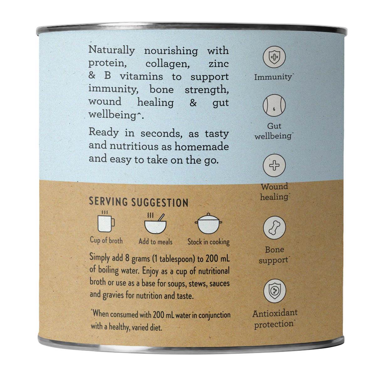 Nutra Organics Beef Bone Broth Hearty Original 88g