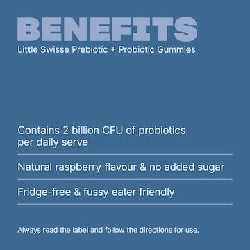 Little Swisse Prebiotic + Probiotic Gummies For Kids 50 pack