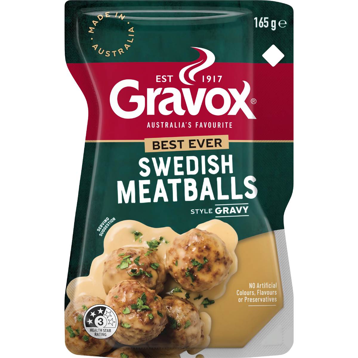 Gravox Best Ever Swedish Meatballs Style Gravy 165g