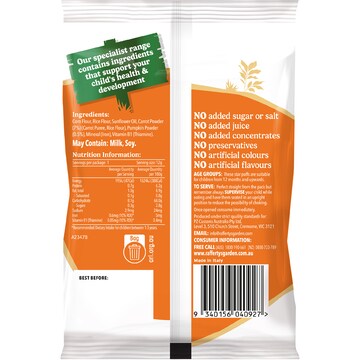 Rafferty's Garden Start Smart Star Puffs Carrot & Pumpkin 12g