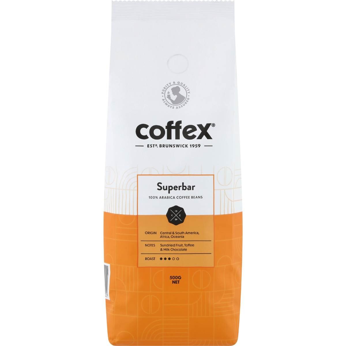 Coffex Superbar Coffee Beans 500g