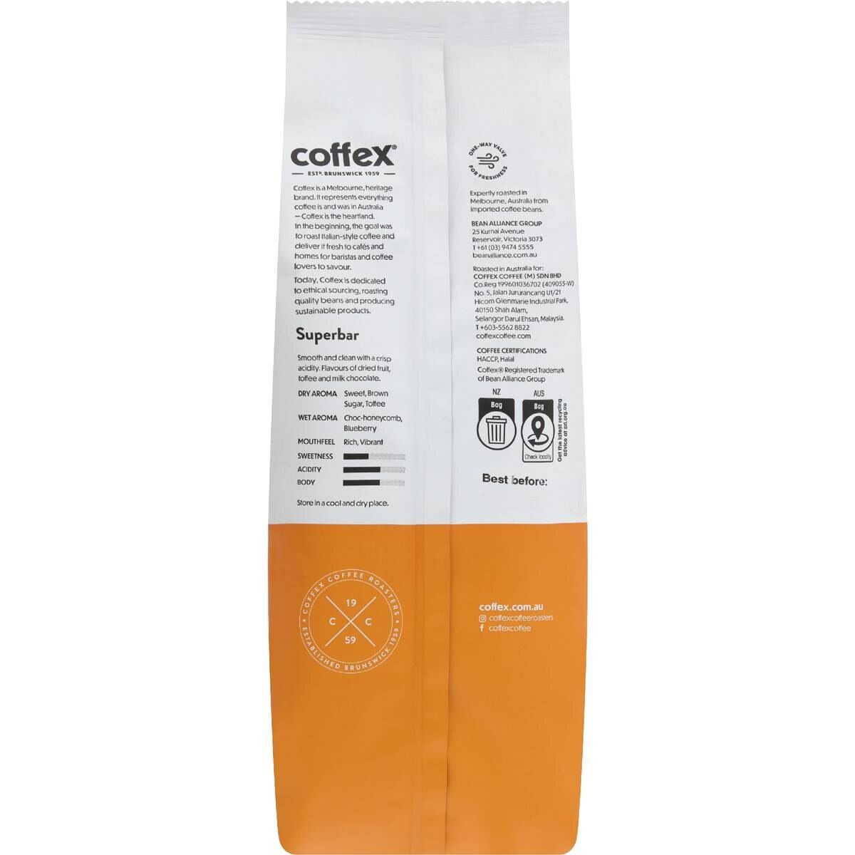 Coffex Superbar Coffee Beans 500g