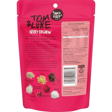 Tom & Luke Snacka Balls Berry Cashew 132g