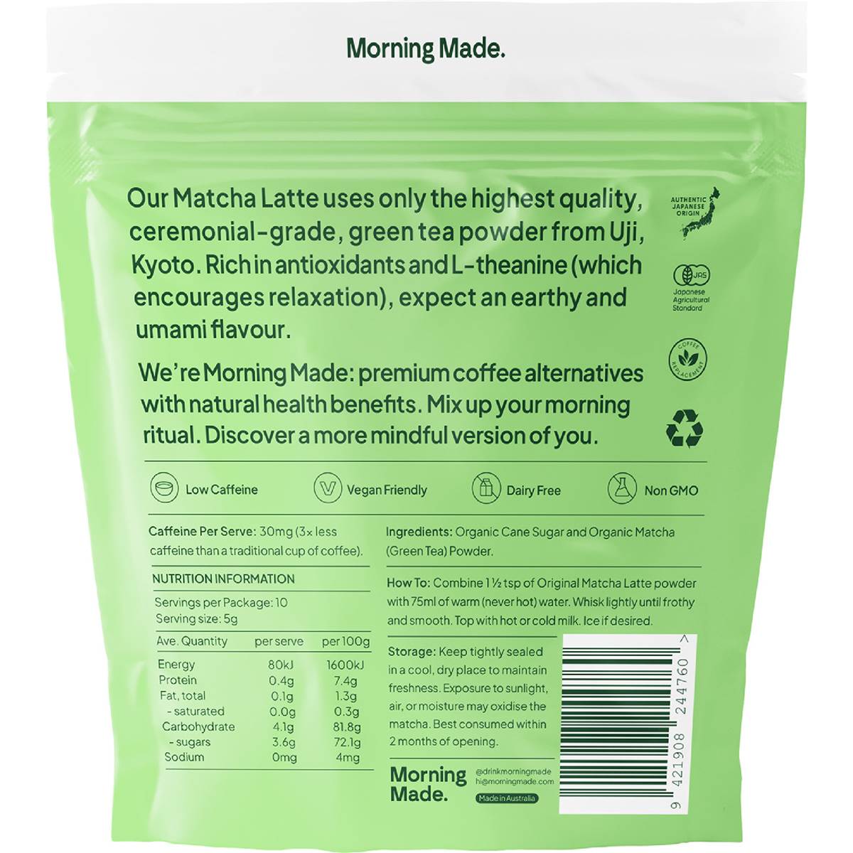 Morning Made Matcha Latte Original 50g