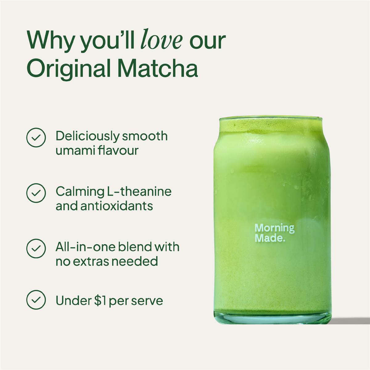 Morning Made Matcha Latte Original 50g