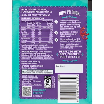 La Mesita Seasoning Fajita Mild 35g