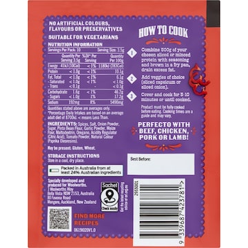 La Mesita Seasoning Burrito Mild 35g