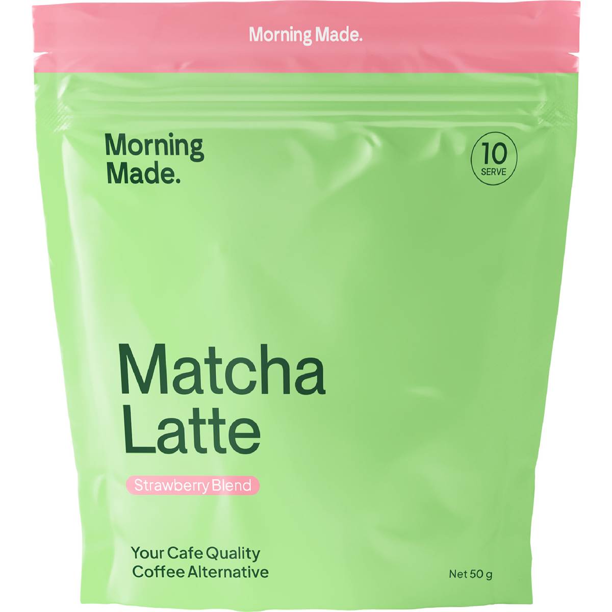 Morning Made Matcha Latte Strawberry Blend 50g