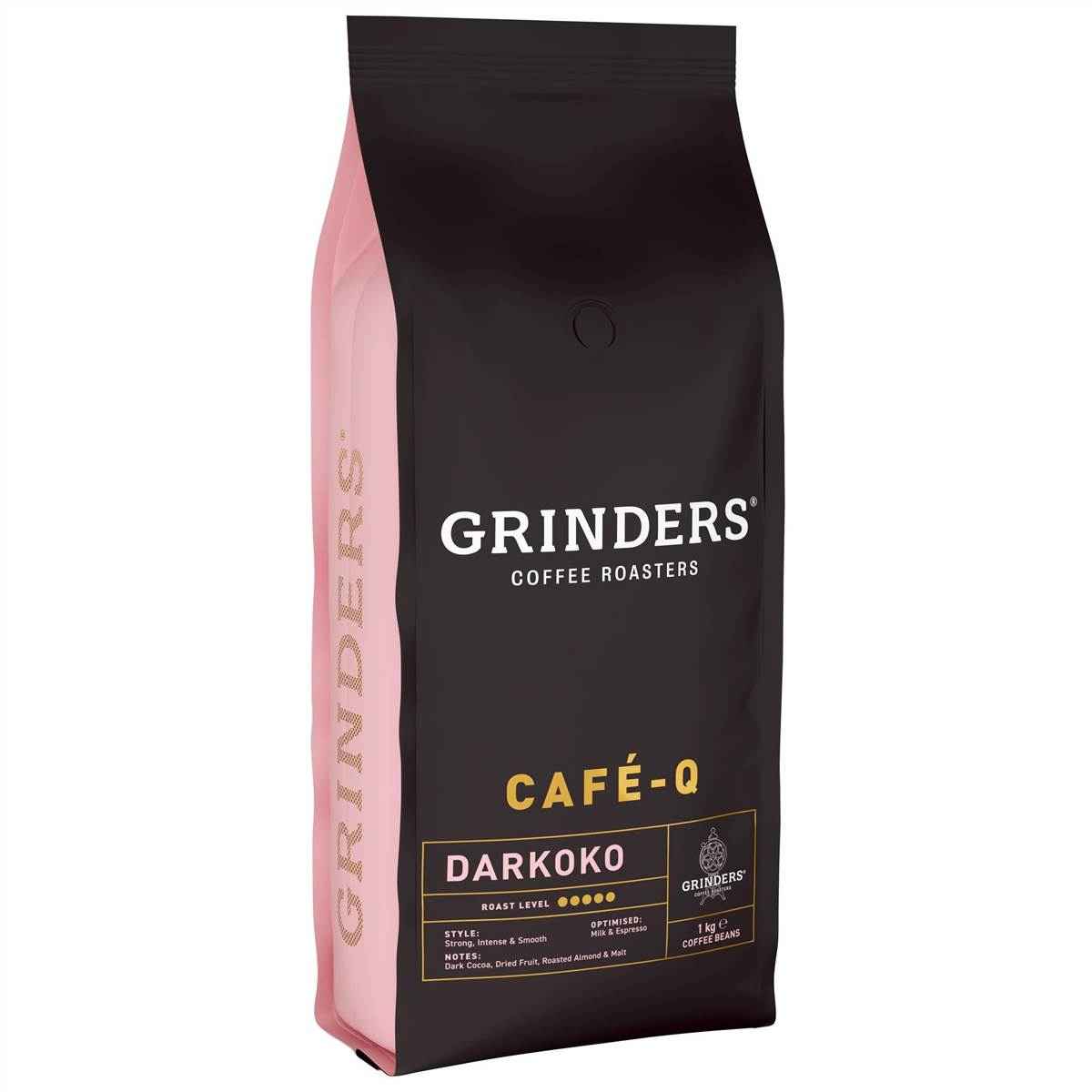 Grinders Cafe Q Darkoko Coffee Beans 1kg