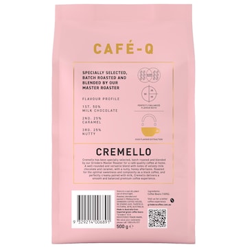 Grinders Cafe Q Cremello Coffee Beans 500g