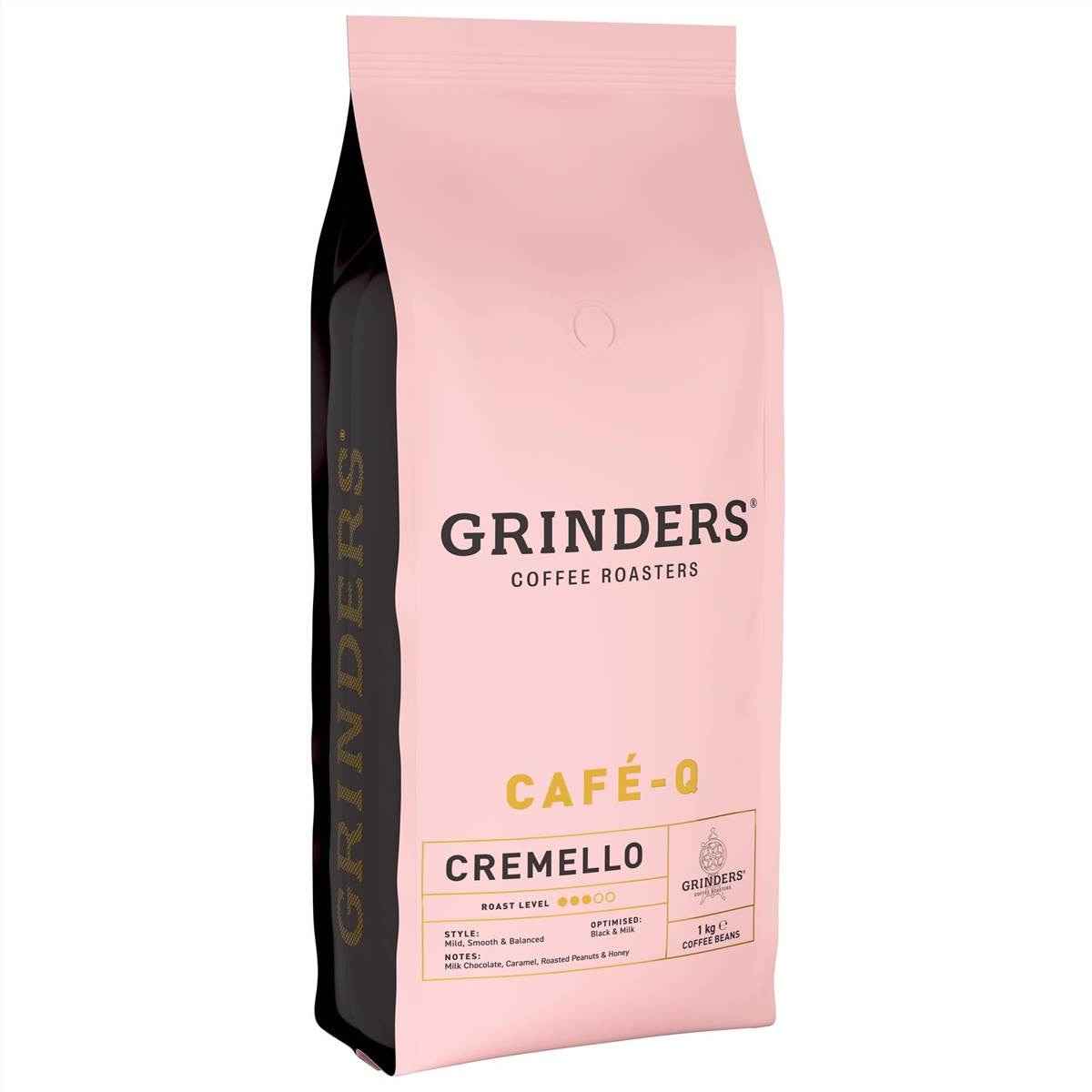 Grinders Cafe Q Cremello Coffee Beans 1kg