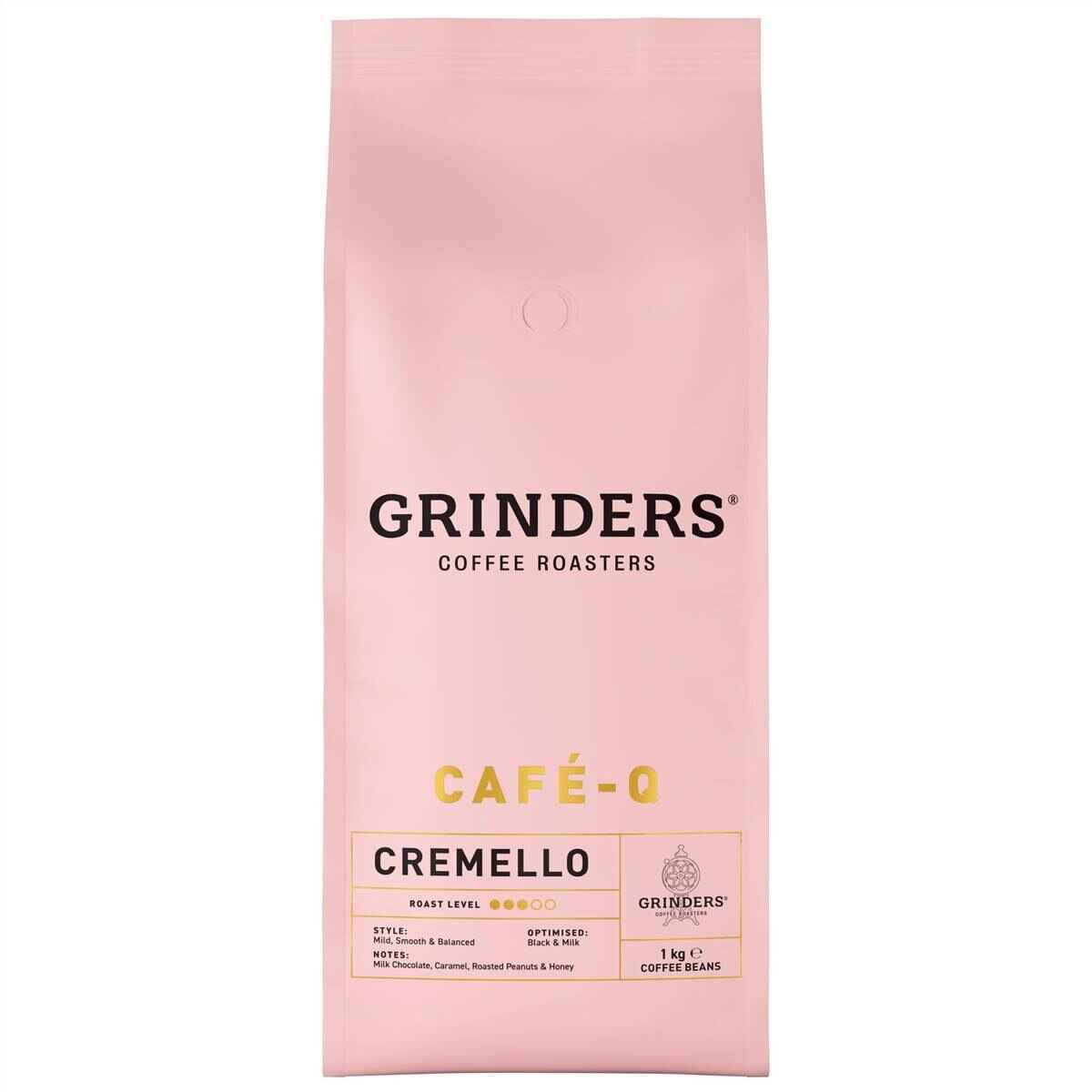 Grinders Cafe Q Cremello Coffee Beans 1kg