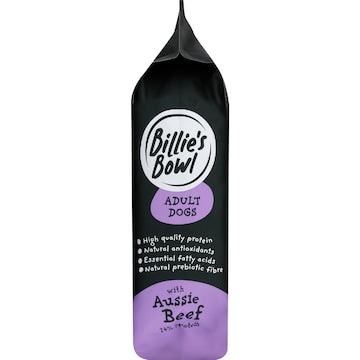 Billie's Bowl Adult Dry Dog Food With Aussie Beef 3kg