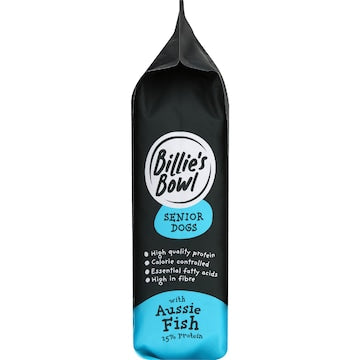 Billie's Bowl Senior Dry Dog Food With Aussie Fish 3kg