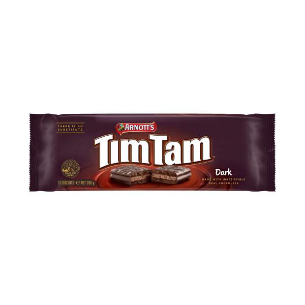 ARNOTTS CHOCOLATE BISCUITS:TIM TAM DARK:.:200GRAM