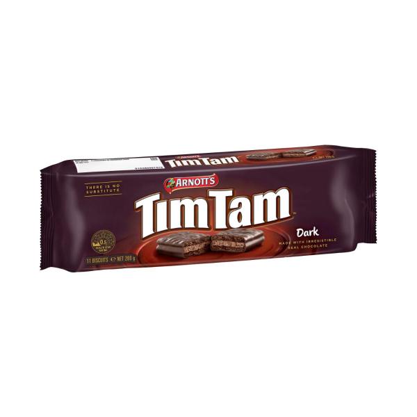 ARNOTTS CHOCOLATE BISCUITS:TIM TAM DARK:.:200GRAM