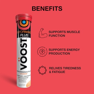 VOOST Performance Plus Effervescent Tablets Orange 20 pack